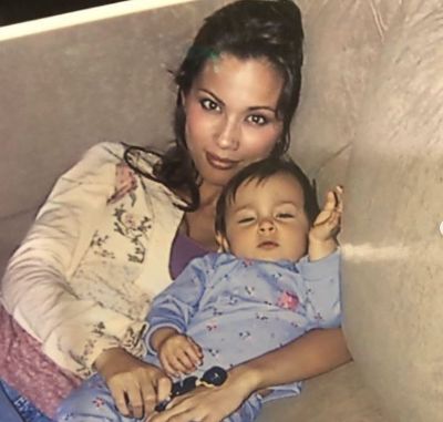 Throwback of Lexa Doig and her daughter Mia Shanks shared by Doig on Instagram