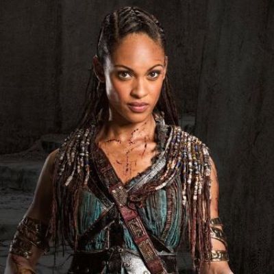 Addai-Robinson as Naevia in Spartacus