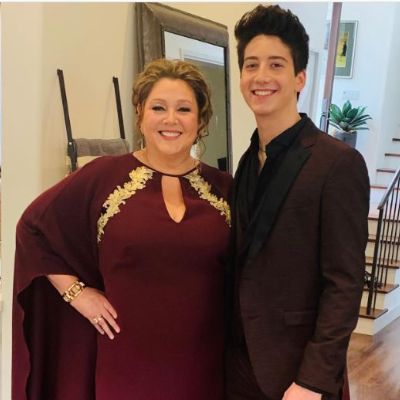 Manheim and his mother Camryn took a photo together before attending SAG Awards in 2020