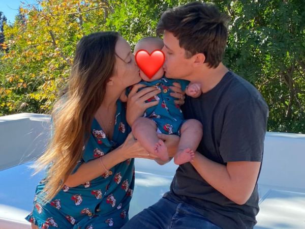 Billie And Austen Share A Photo Of Them Kissing Their Son, Kingston 