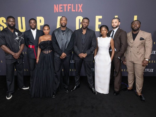 The Cast Of Supacell Pose Together At The London Premiere Of Netflix Show