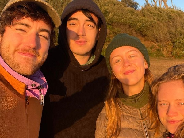 Isabella Brownson Pictured With Her Friends; L To R: Matty McCabe, Charlie Frances, Isabella, And Grace Englert