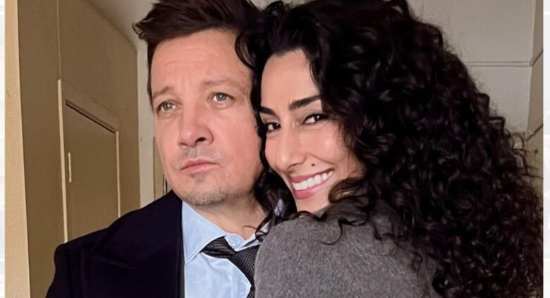 Necar Zadegan Pictured With Her Co-Star, Jeremy Renner Of Mayor Of Kingstown