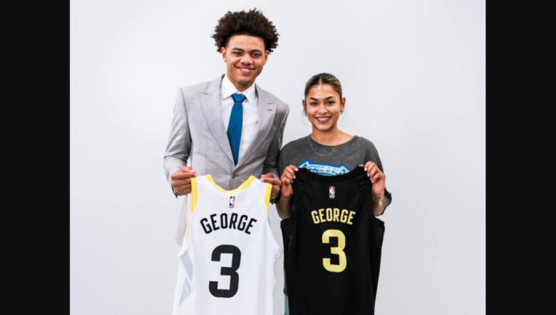 NBA player Keyonte George and his girlfriend, Yahaira Owens