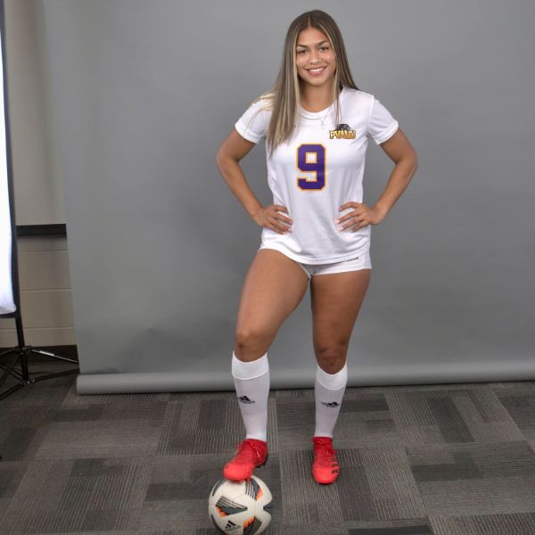 Yahaira plays college soccer at Prairie View A&M