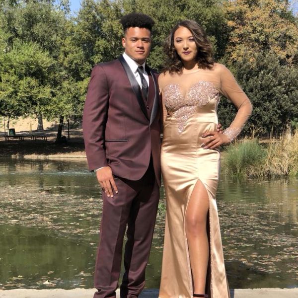 NFL star Tyler and Danielle on their prom date